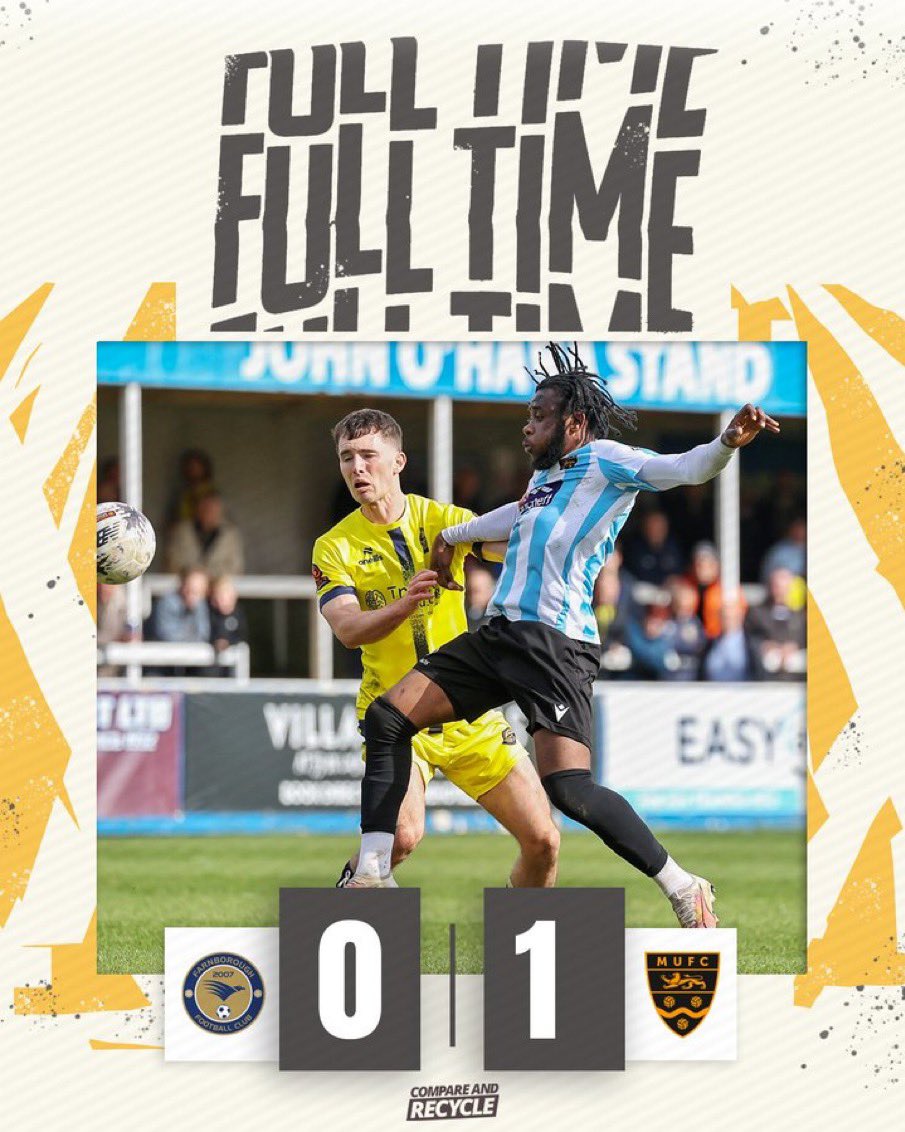 Brilliant performance and result! Play-off place secured 💛🖤 Well done to our squad, staff and our incredible @maidstoneunited supporters 👏🏽👏🏽👏🏽 #Believe