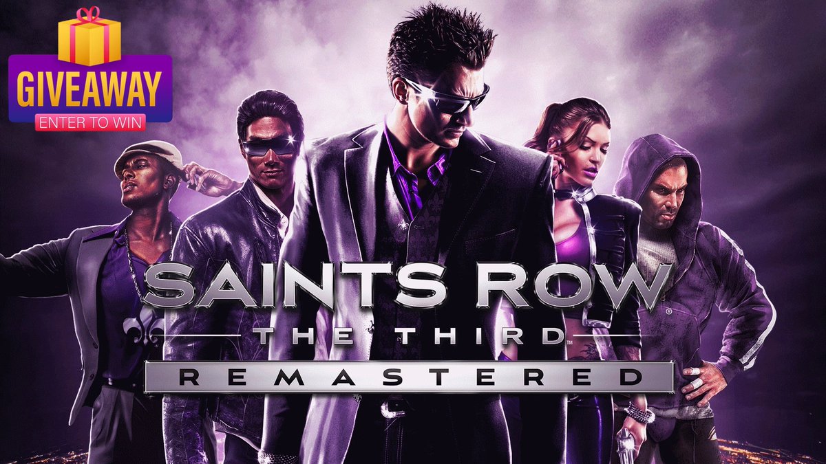 📣 𝗚𝗜𝗩𝗘𝗔𝗪𝗔𝗬 ⚜️'Saints Row®: The Third™ Remastered'⚜️(1x Steam Key) $29,99

How to enter:🎁
✅Follow Me & @GGMattt_
🔀RT & 💟Like this Tweet

Winner will be chosen on April 9th📆
📧DM me to sponsor a giveaway like this
#Giveaway #FreeGames #Steam #SteamKey #FreeSteamGames
