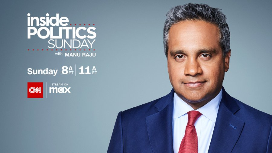 TOMORROW: Inside Politics Sunday with @mkraju will air at 8a and 11a ET #InsidePolitics