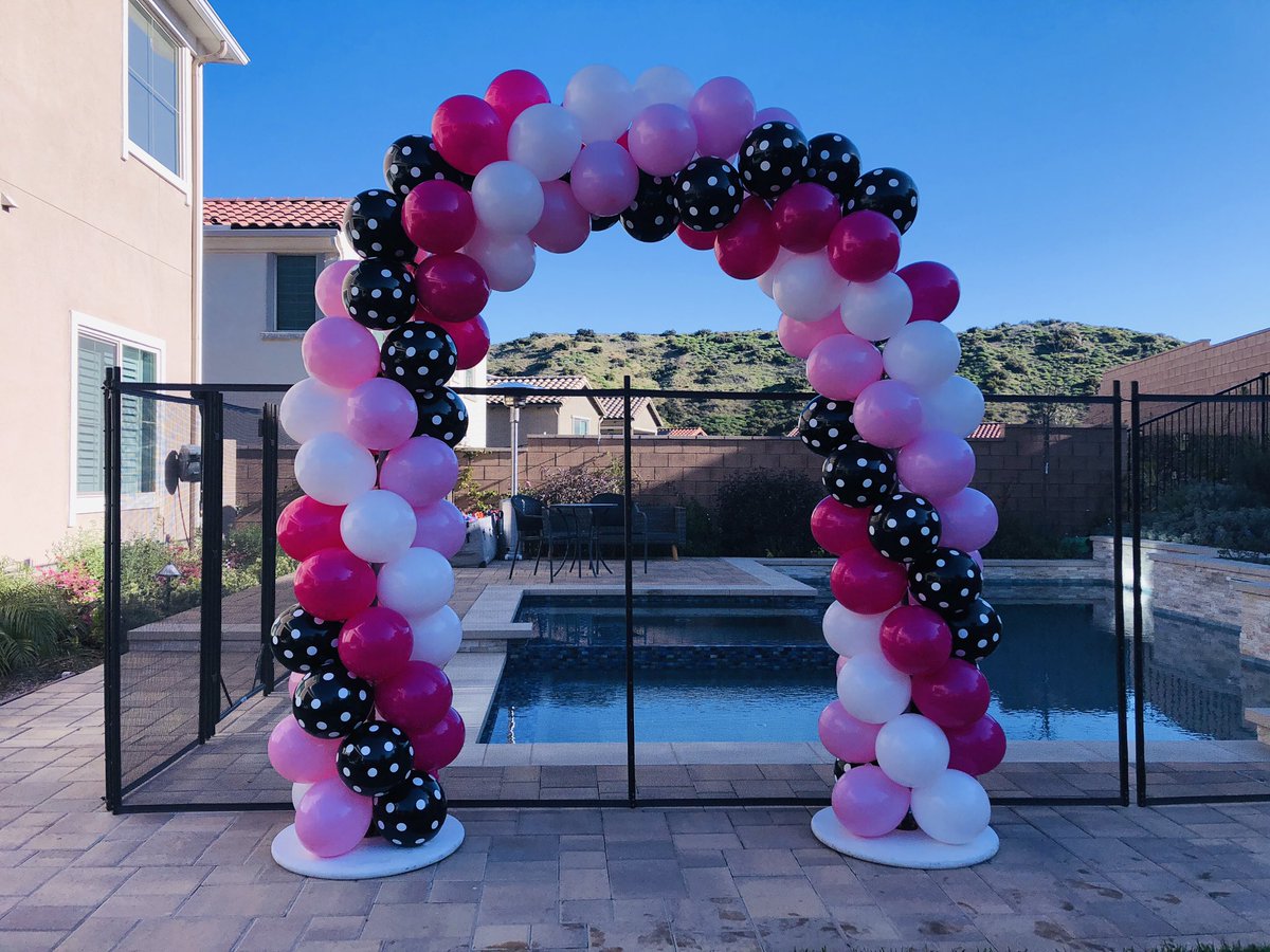 Kim Demshki📱 called us to bring our #creativity to the grand daughter’s #birthday with 🎈#balloons #balloonarch #structure at #westhills #nextdoor #ocmoms #marambucreativity @marambula.com