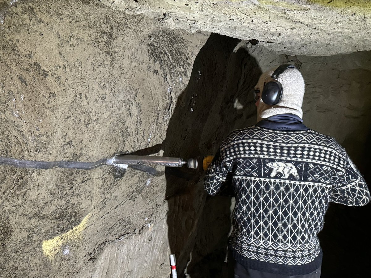 JooCanrio3's tweet image. Doing fieldwork in Fairbanks, Alaska. Sampling permafrost and ice tens of thousands years old in a Permafrost tunnel, and lakes, with the aim of understanding the OM and Hg dynamics. Thanks @polar2e for funding and Katey and Sarah from @uafairbanks. @istecnico @cqe_lisboa @deqist