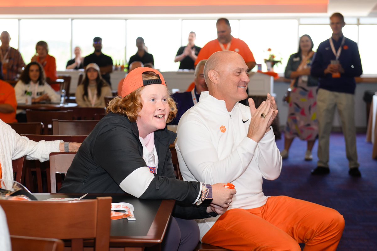 Today’s Spring Game was so much fun! Can’t wait to see everyone back in Death Valley this fall to cheer on @ClemsonFB!