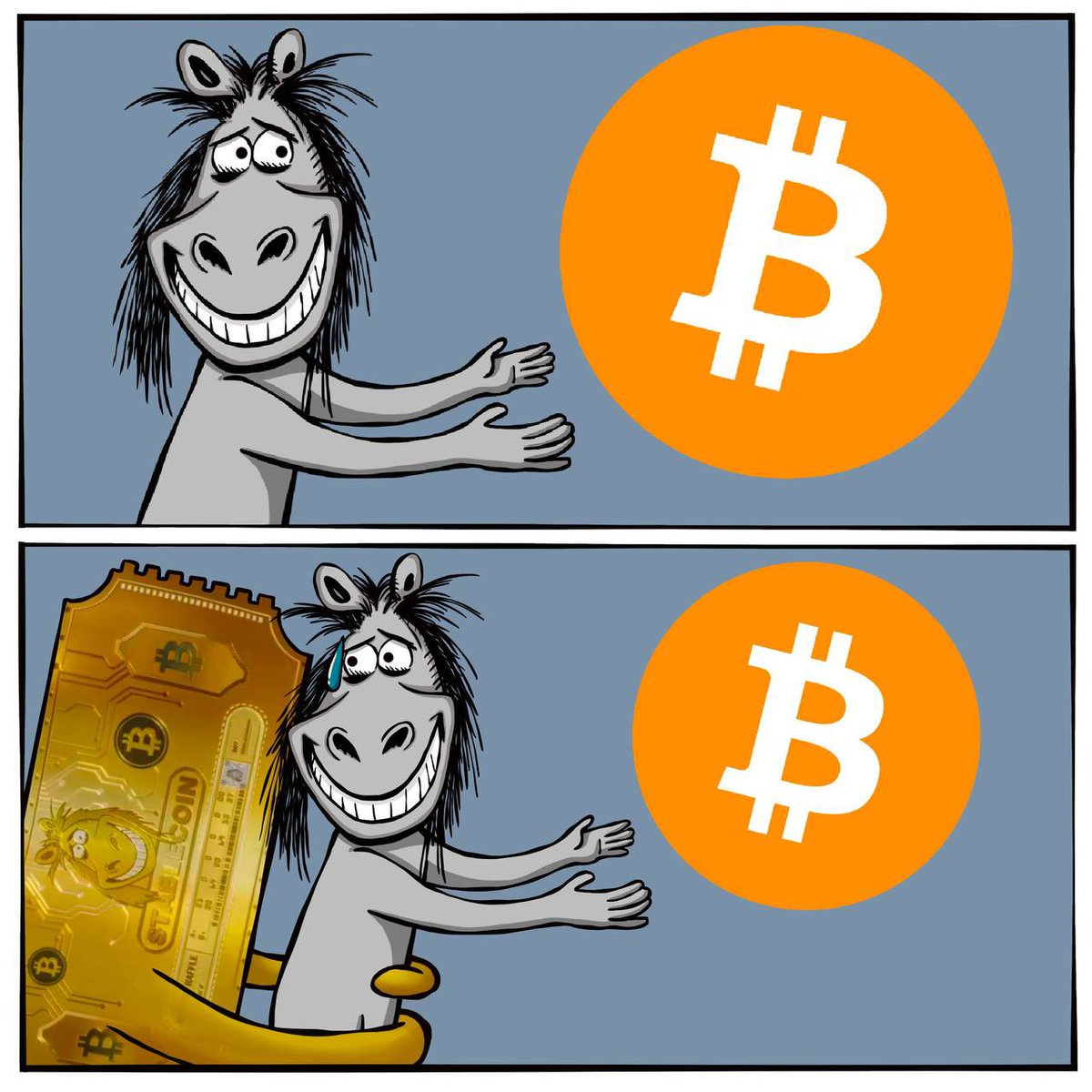 🚨🚨 WE ARE GIVING AWAY A WHOLE BITCOIN‼️

To win a #Bitcoin Raffle Ticket and the chance of winning that #Bitcoin  (over $68K) 

🐎 Follow <a href="/stablecoinada/">Stablecoin - $STABLE 🐎💨</a> 
🐎 Like + Repost this post 
🐎 Tag 3 people who would love to win a Bitcoin in the comments 👇

Winner drawn in 48 hours. 💸