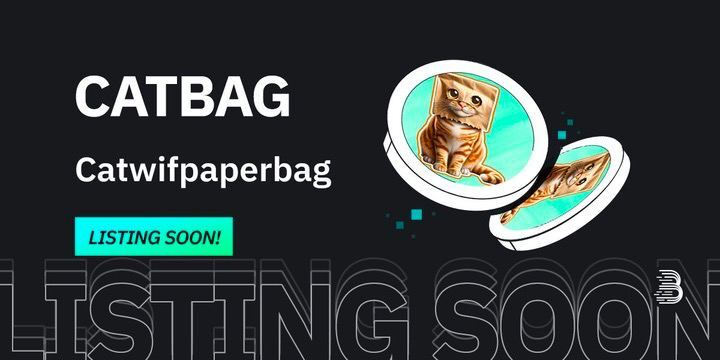 ✨Upcoming New Listing✨ 🤩 #BitMart is thrilled to announce the upcoming listing of catwifpaperbag (CATBAG) @catbagsol! 🔍 Keep an eye on our socials for more exciting announcements. ✨ Share in the comments what you find fascinating about this project! #CATBAGBitMartListing