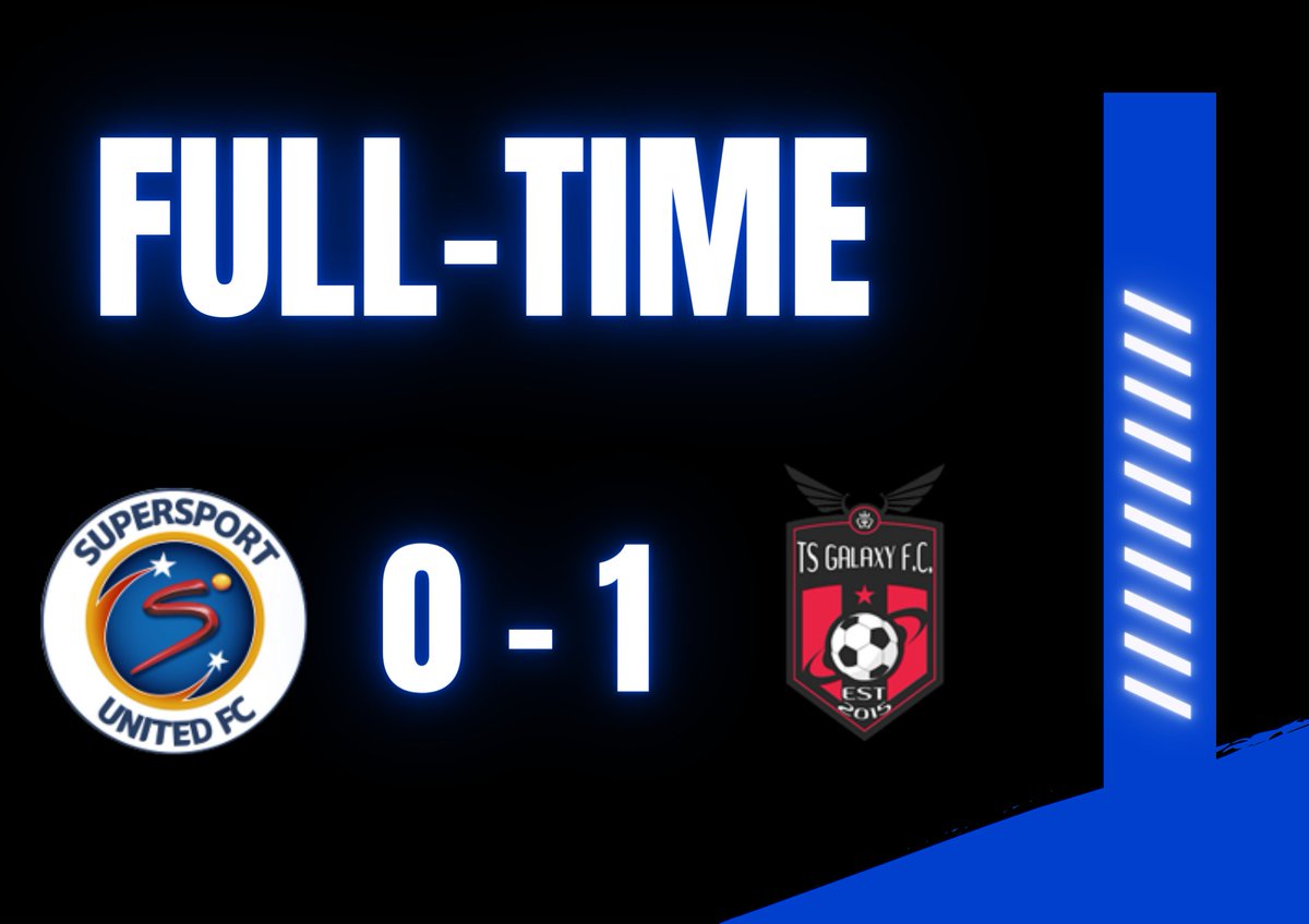 🚨FULL-TIME SCORE UPDATE🚨 SuperSport United 0 - 1 @TSGALAXYFC A home defeat for Matsatsantsa tonight. #MatsatsantsaUnified | #DStvPrem