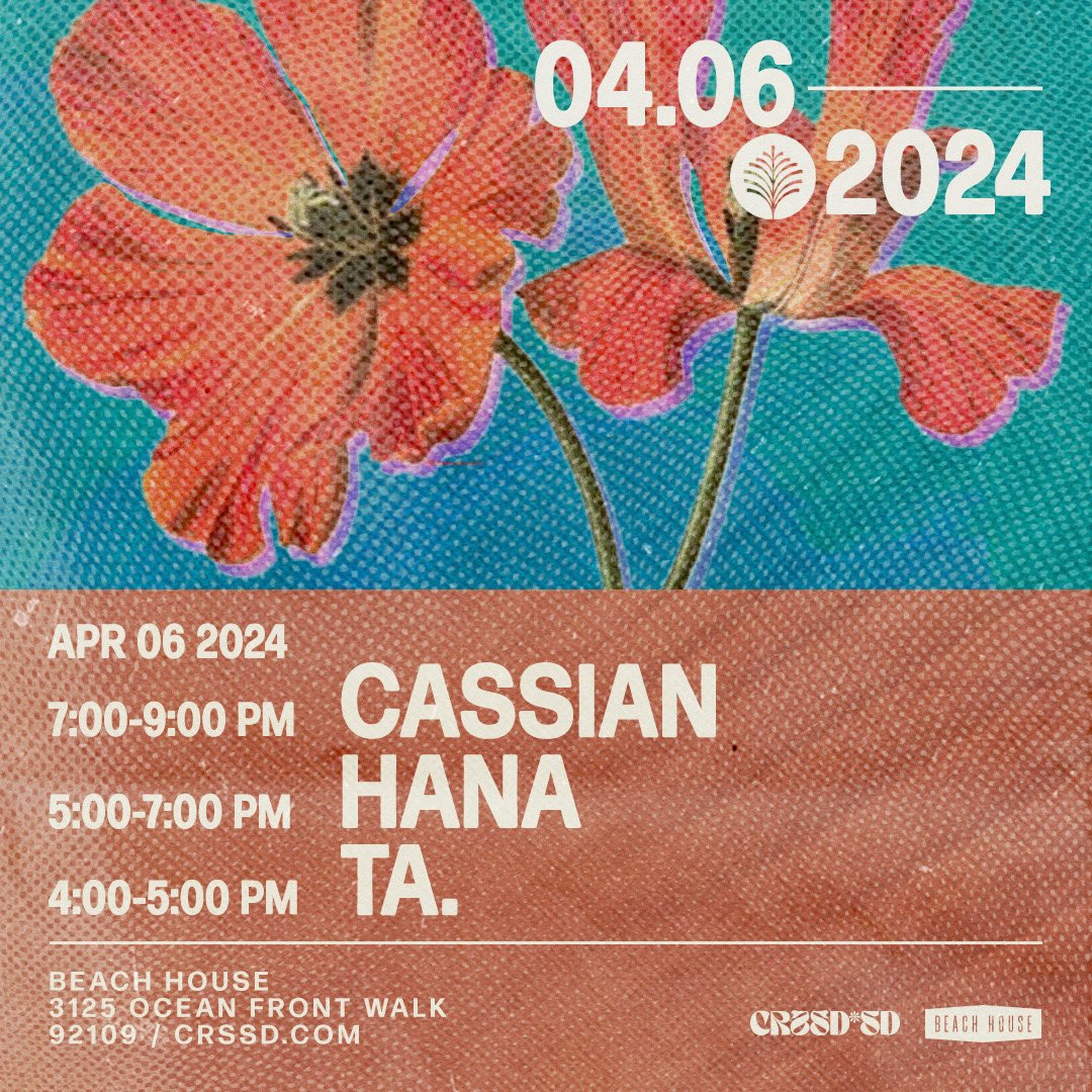 Only a few hours until we’re back at #PalmsBeachClub for @_cassian’s return alongside @HANAtruly + TA. 🌴 Doors open at 4PM! GET TICKETS: showclix.com/event/fngrs-cr…