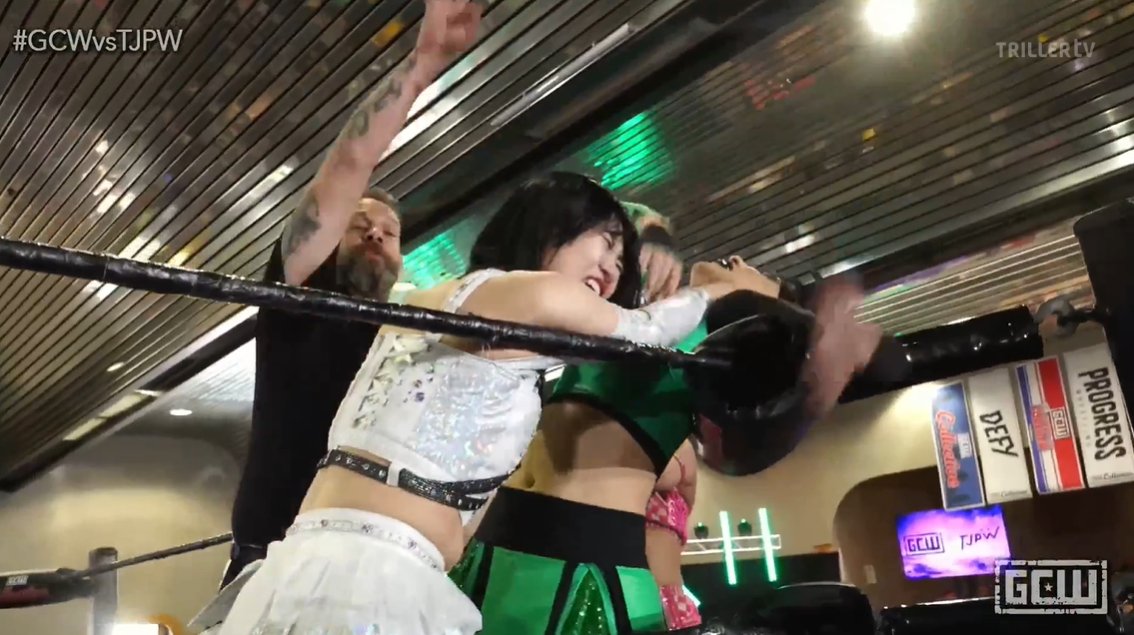 Miu Watanabe & Rika Tatsumi vs. Billie Starkz & Janai Kai

Absolut great tag team match between both teams!

Billie Starkz and Janai Kai as a team harmonized so well and definitely has to be repeated!

#GCWvsTJPW