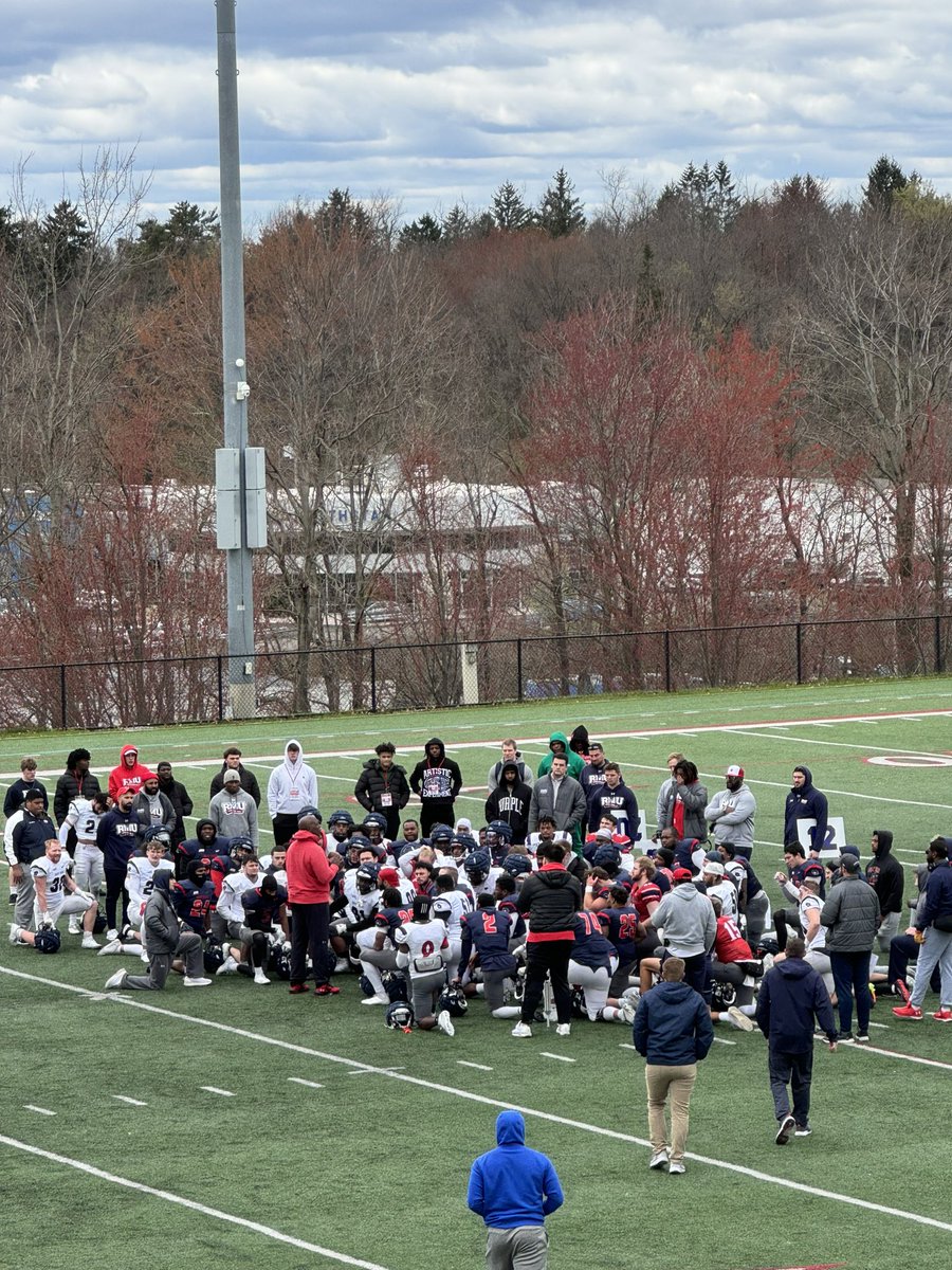 Attended the @RMU_Football Spring Game today. Looking forward to the summer schedule and Fall season. Thanks @theDariusDavis @CoachPlungasRMU @80sCane57 for the insight today. Loved watching the team.