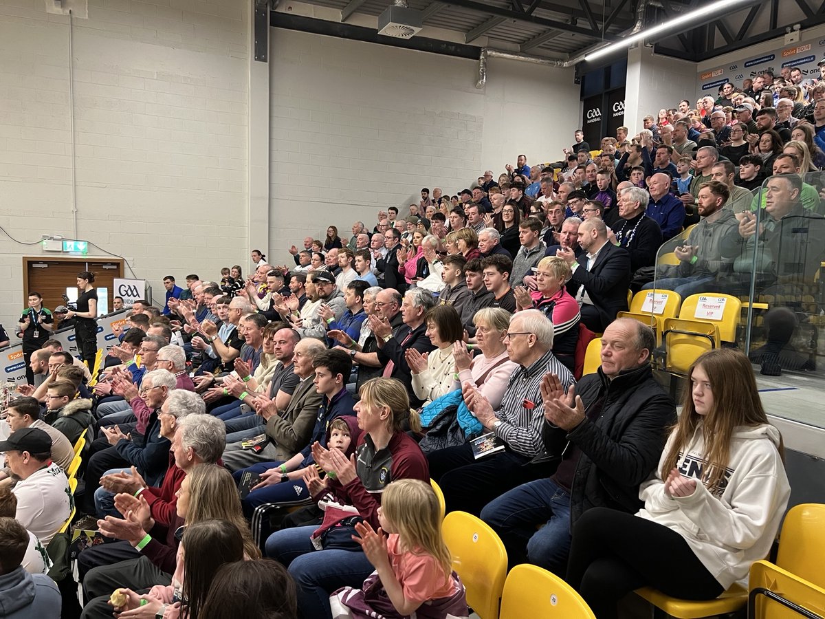 Junior Minister Aisling Reilly was among the guests at today's @GAA_Handball All-Ireland 4-Wall Senior Singles Finals in Dublin. A two-time All-Ireland winner herself, she spoke ahead of the finals to wish the players well and later congratulated the winners.