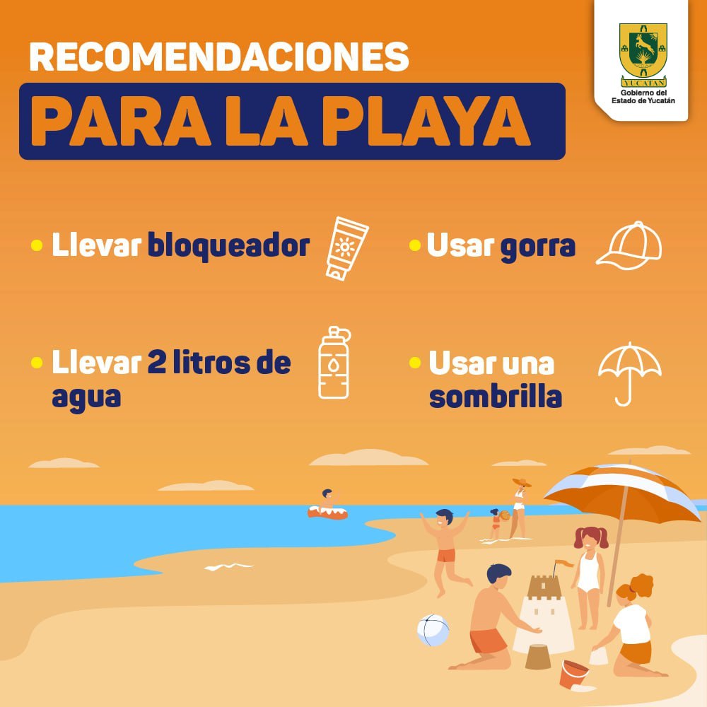 Durante esta #SemanaSanta toma en cuenta las siguientes recomendaciones si vas a visitar la costa para mantener unas #VacacionesSeguras.