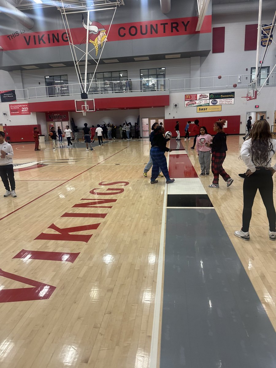 The NOT JUST IN FEB hallway contest winners enjoyed themselves at the ICE CREAM social yesterday!! #aagv #vikingdiff