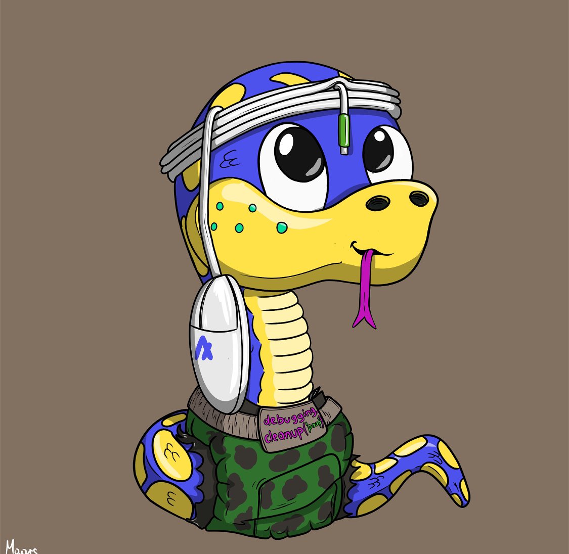 paulytwohearted's tweet image. The talented @MaarsComics introduces #pygo for the release of #python on #Algorand