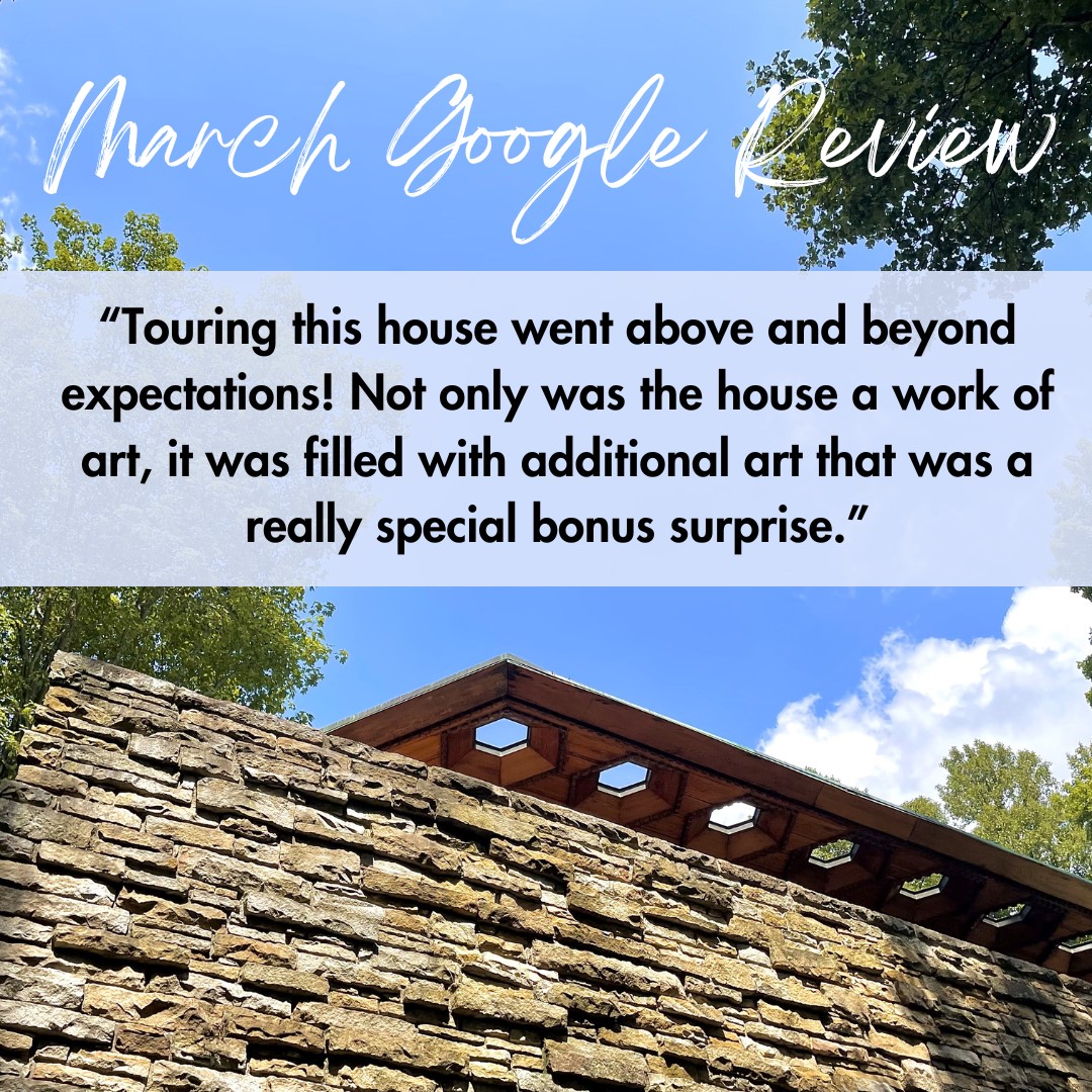 We love hearing about guests’ experiences from touring Frank Lloyd Wright’s Kentuck Knob! Drop a review at TripAdvisor, Google, or your favorite social media platform.