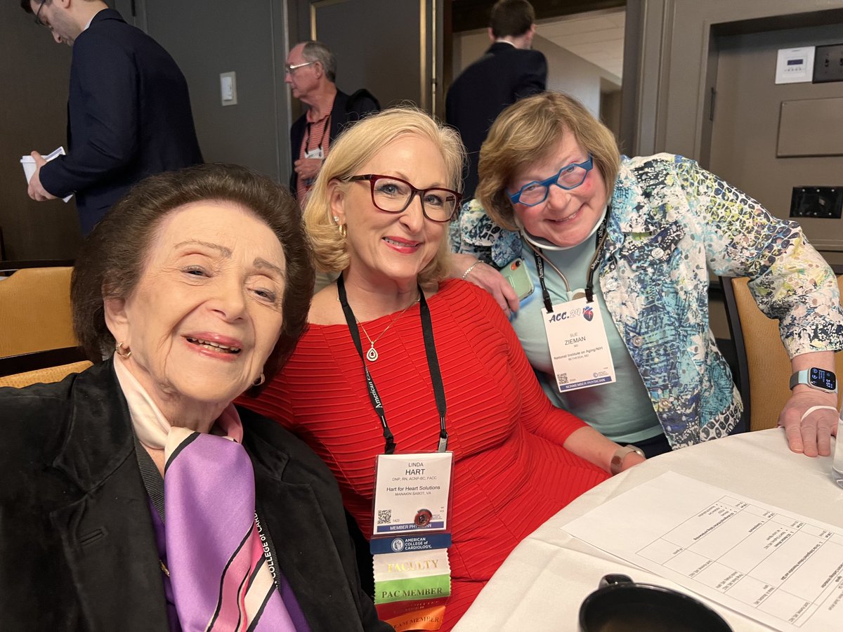 Fabulous meeting with 2 of my heroes ⁦<a href="/ACCinTouch/">American College of Cardiology</a>⁩ #acc24