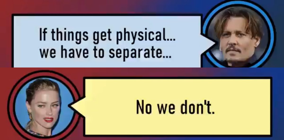 Why was Johnny Depp the only one always trying to de-escalate the situation meanwhile Amber Heard be like "nope lol" 🤔🤔🤔🤔🤔🤔🤔
