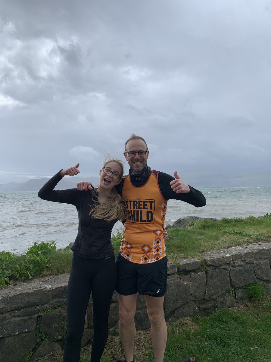 It was blowing a gale in Anglesey but Fifi and I managed to run and walk 10 miles as part of our Sierra Leone Marathon training for <a href="/streetchilduk/">Street Child</a> Child. #wearedetermined #pleasedonate

justgiving.com/page/tim-sweet…
justgiving.com/page/fifi-swee…