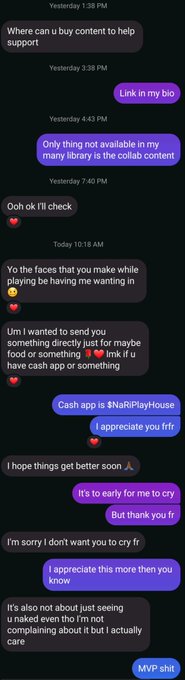 And this is how my day was made, appreciate that I do have like 6 consistent fans who like me for me