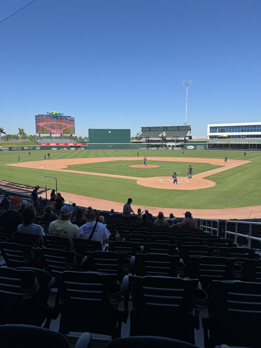 Manta Rays got neat opportunity to play at cooltoday park Drew representing ⁦<a href="/LBTDClub/">Lemon Bay Touchdown Club</a>⁩ on the mound!