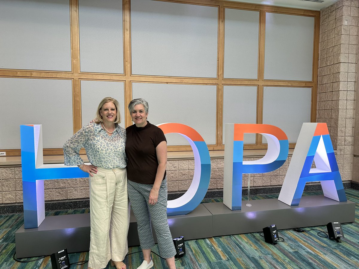 Grateful for @hoparx to have time to connect with friends @SallyBarbour #hopa2024