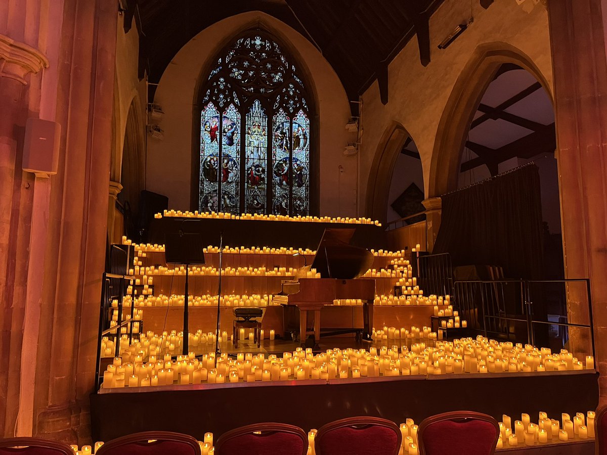 I’ve fallen in love with candlelight concerts. St Peter’s by the Waterfront, #Ipswich, looking stunning. @cdl_concerts #LoveWhereYouLive #Suffolk