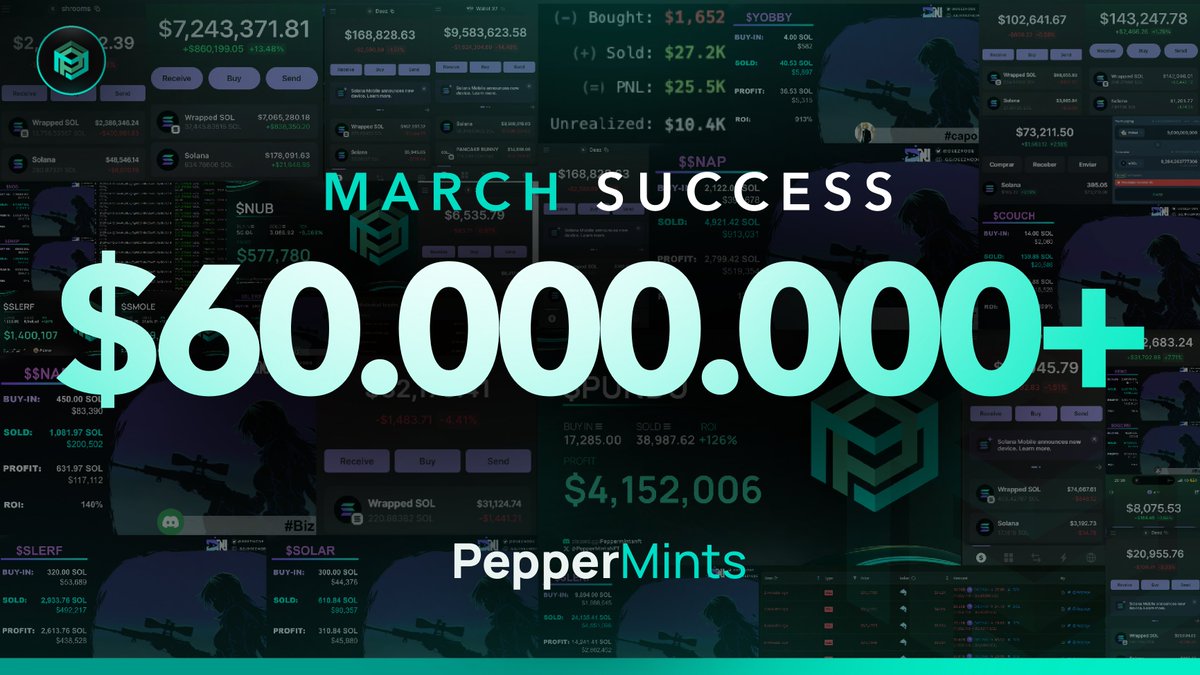 So, who's next?👑💚

discord.gg/peppermintsnft