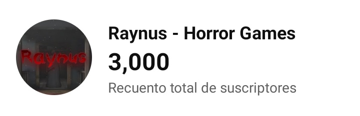 Hola buenas llevo mucho tiempo sin usar esta cuenta pero apesar de llevar 6 meses inactivo en mi canal de YT acaba de llegar a sus 3K suscriptores por eso quería agradecerles por el apoyo que me dan apesar de ser súper inactivo