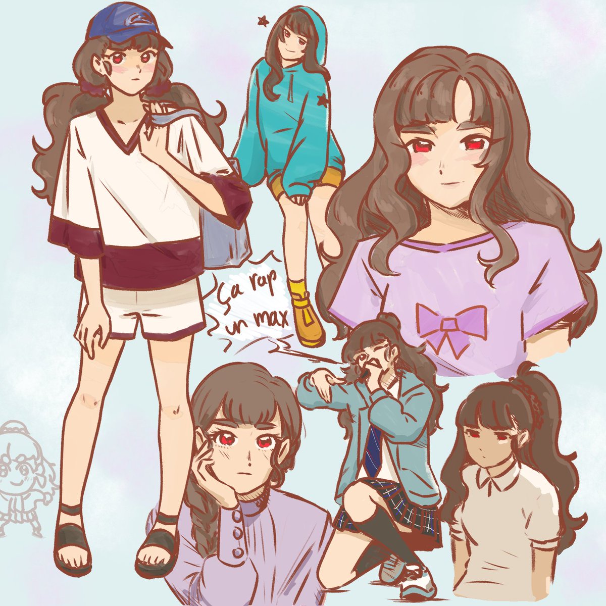 神谷奈緒 「btw drawing Nao like this help me with a」|grandSTLのイラスト