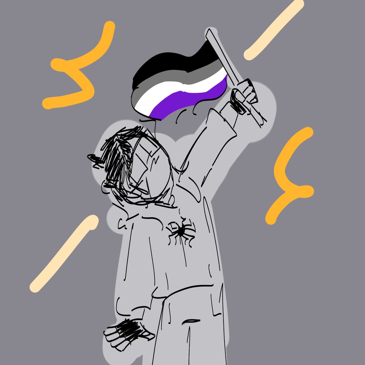 bored_skid's tweet photo. Happy international asexuality day to me and my fellow aces out there https://t.co/El74bzWNM1