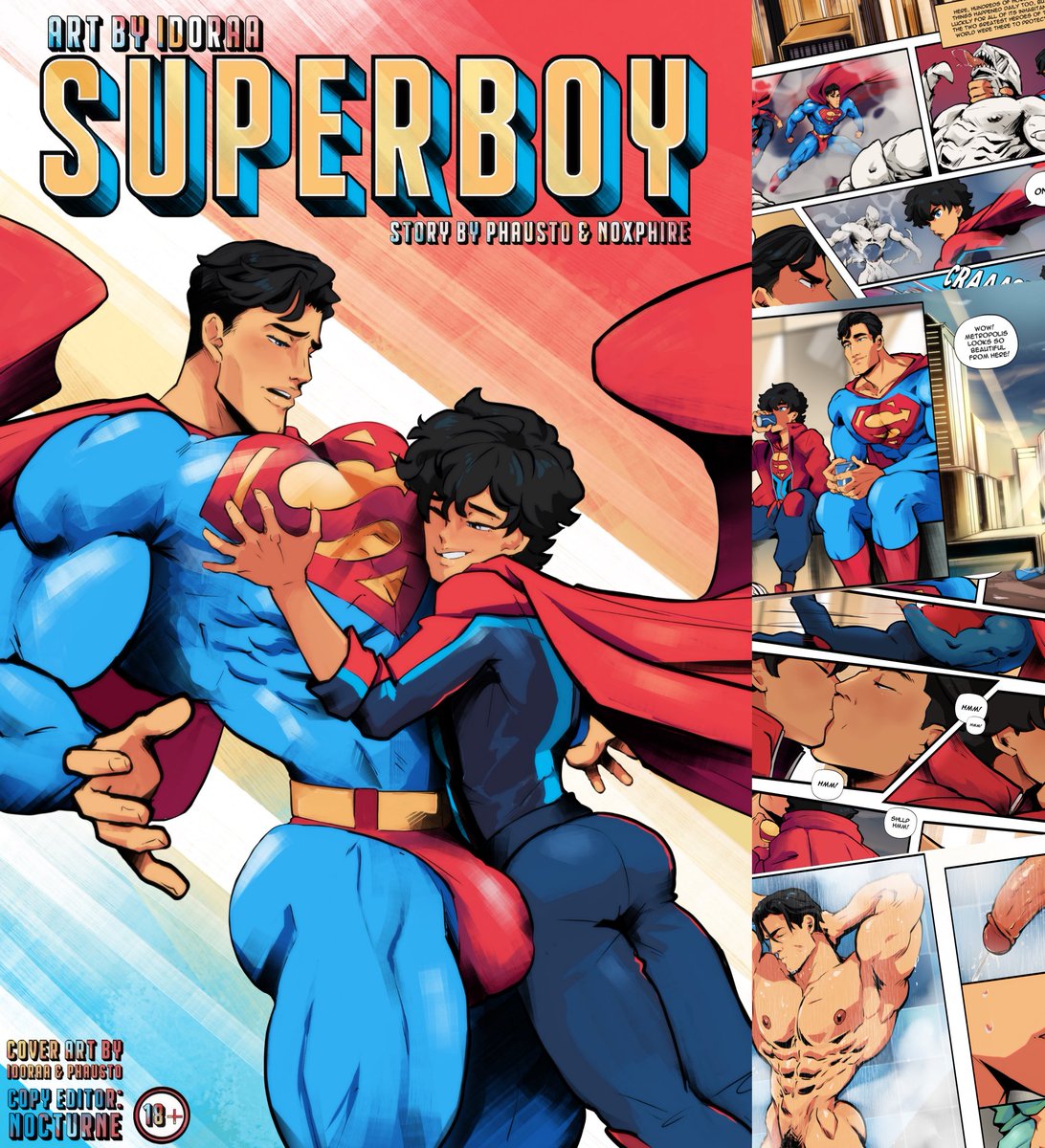 Goal for the finished Superboy Comic is mid-end May, 10 pages are already done. Around 10 more pages are on my to-do list. It's a very exciting project and i gotta thank @noxphire and @phaustok for writing it for me. Hope y'all are looking forward to it. My dick surely is wasted