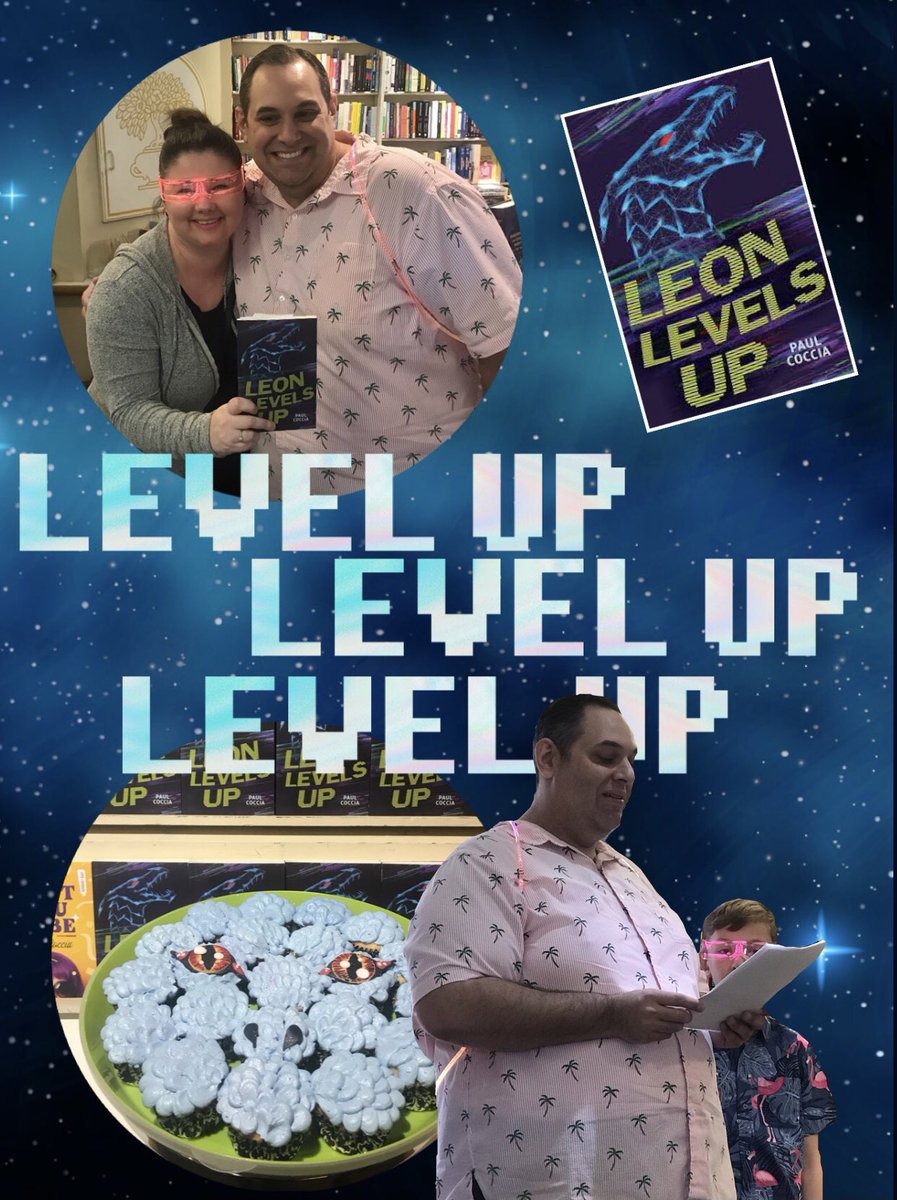 Fun afternoon at @DrummerBooks for the launch of @pauljcoccia’s new book #LeonLevelsUp!