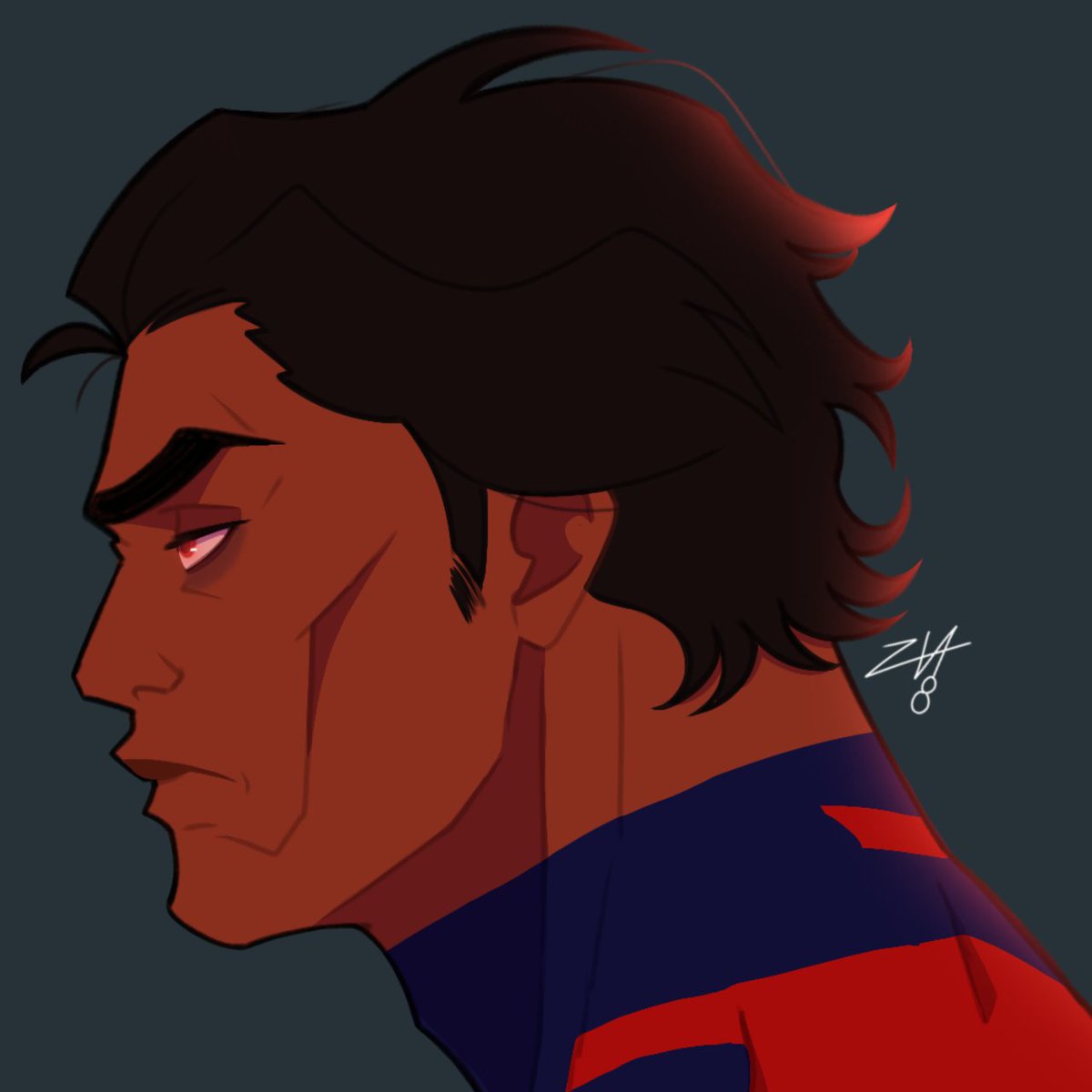 I was boring so I drew this Miguel on my smartphone some weeks ago. I love him so much. ❤️

#MiguelOHara #Spiderman2099 #SpiderManAcrossTheSpiderVerse #ibisPaintX