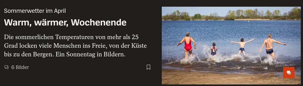 Warm, wärmer, #MedienKlimaKrise ...