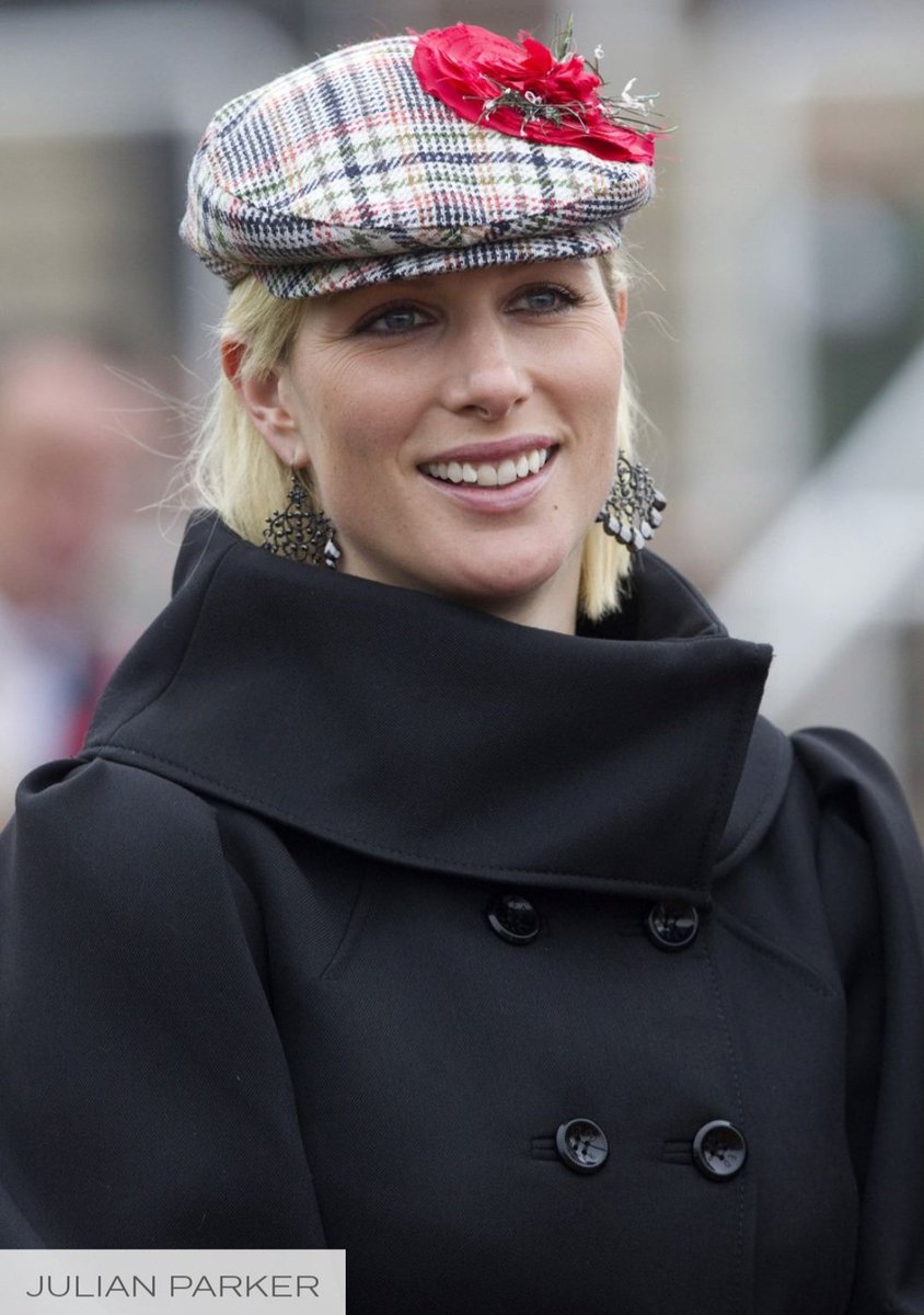 Happy #TartanDay or this could just be a check cap that really suits Zara Tindall. 
#RoyalFamily #ZaraTindall
Image Julian Parker.