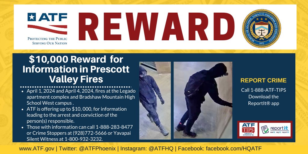 Please help us locate the individual(s) responsible for the fires in Prescott Valley, AZ. @policepv @centralazfire