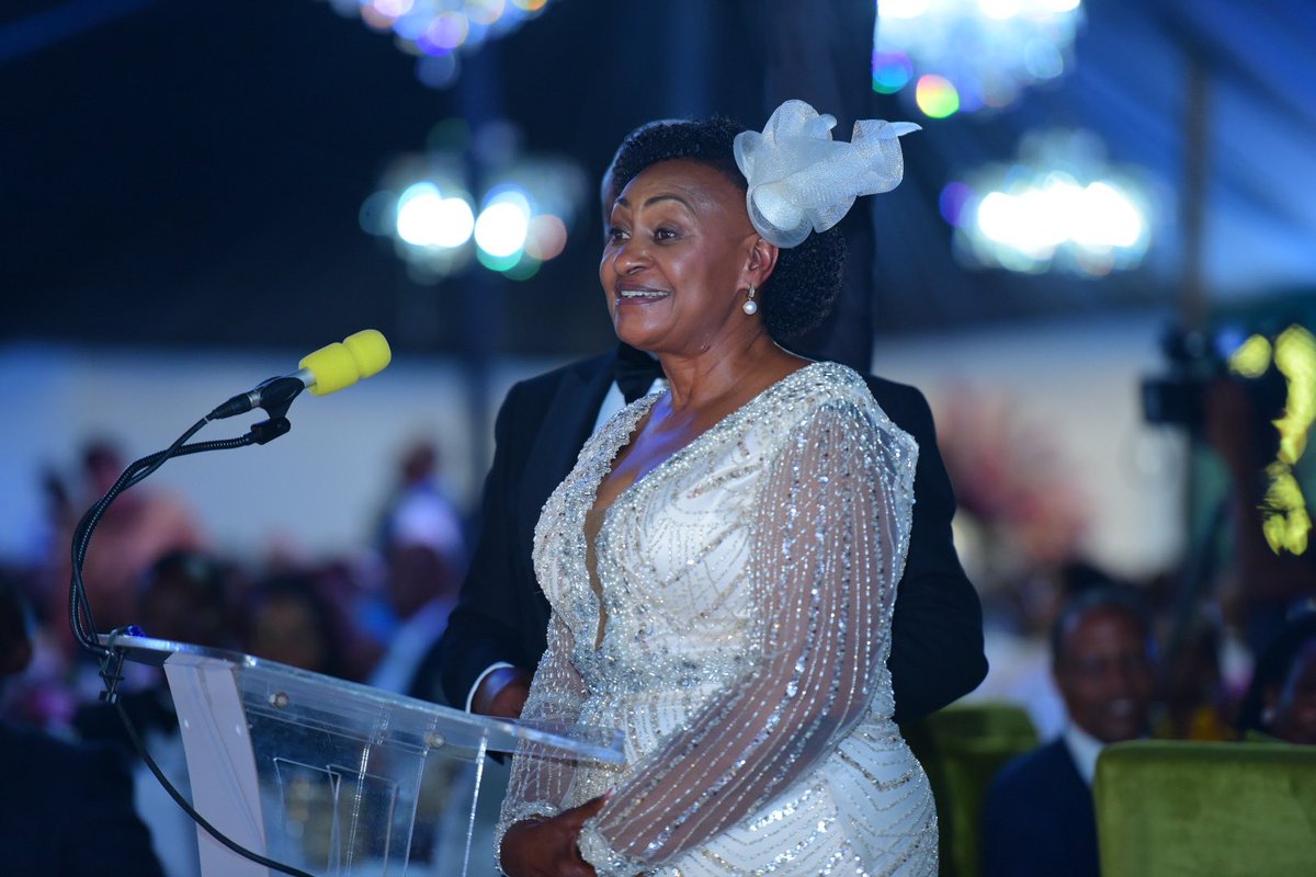 “I want to thank God for this achievement it’s no mean achievement, I thank you Amama for living with me for 50 years with my perfect imperfections , you colored my life - Jackie Mbabazi #Mbabazi50Years