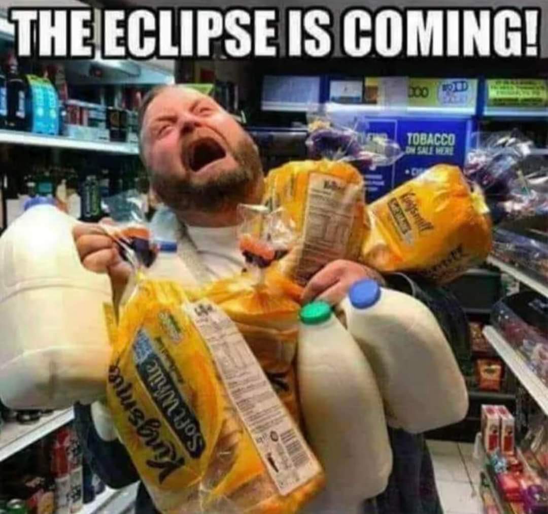 People simply amazes me 😂 
#SolarEclipse2024 #SolarEclipse #endofdays #endtimes #endoftheworld