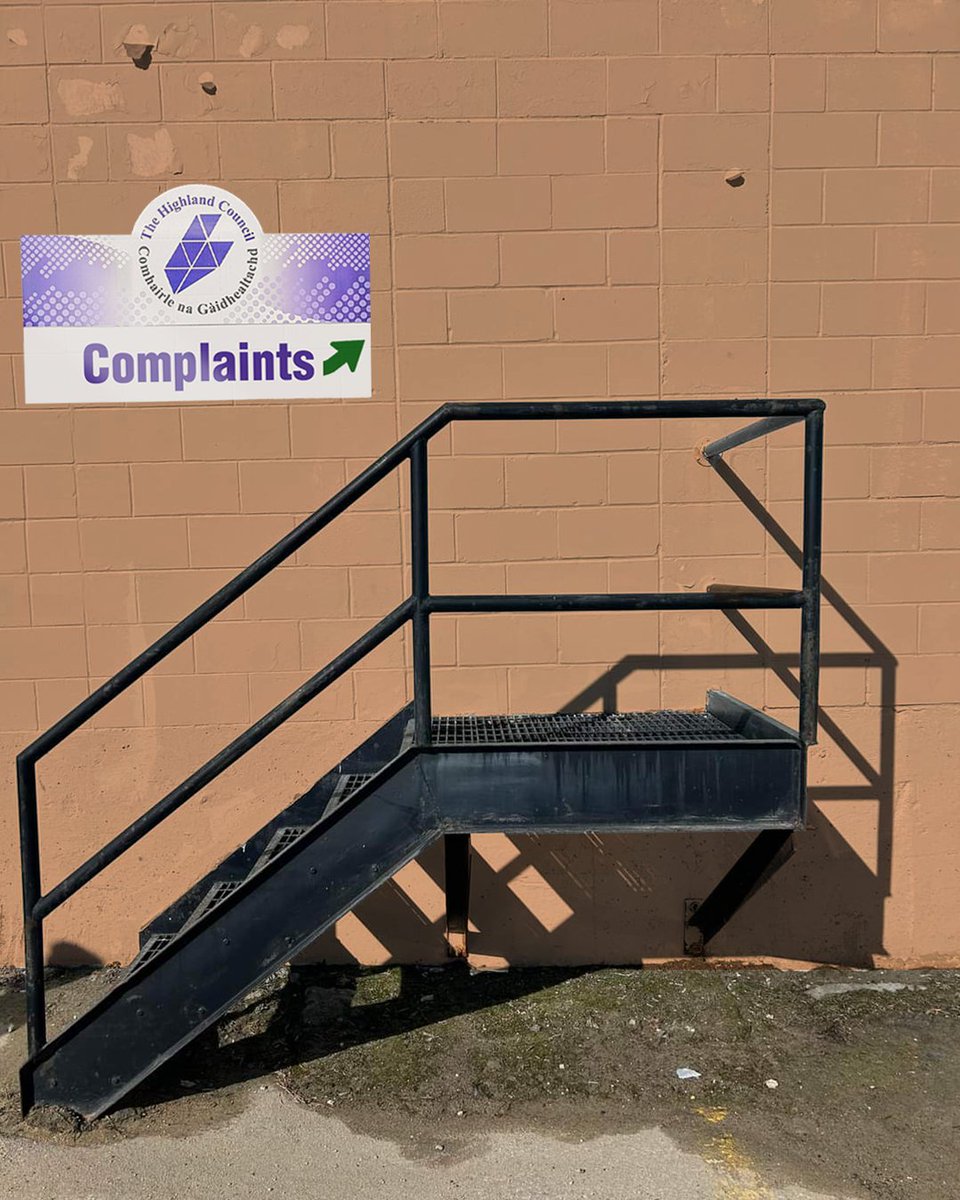 The Highland Council opens new complaints department at Glenurquhart Road HQ. #RoadToNowhere #visitinverness #HighlandCouncil