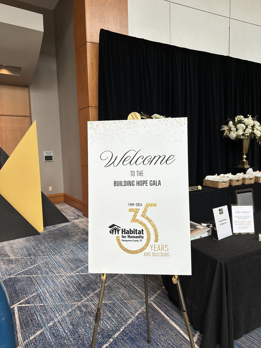 johnsonvickid's tweet photo. 35 years and building! Habitat Montgomery County, Texas celebrating 35 years of building homes and community.  A big thank you to our friends, supporters, donors, staff and volunteers - past and present. https://t.co/3eWycjtE4n