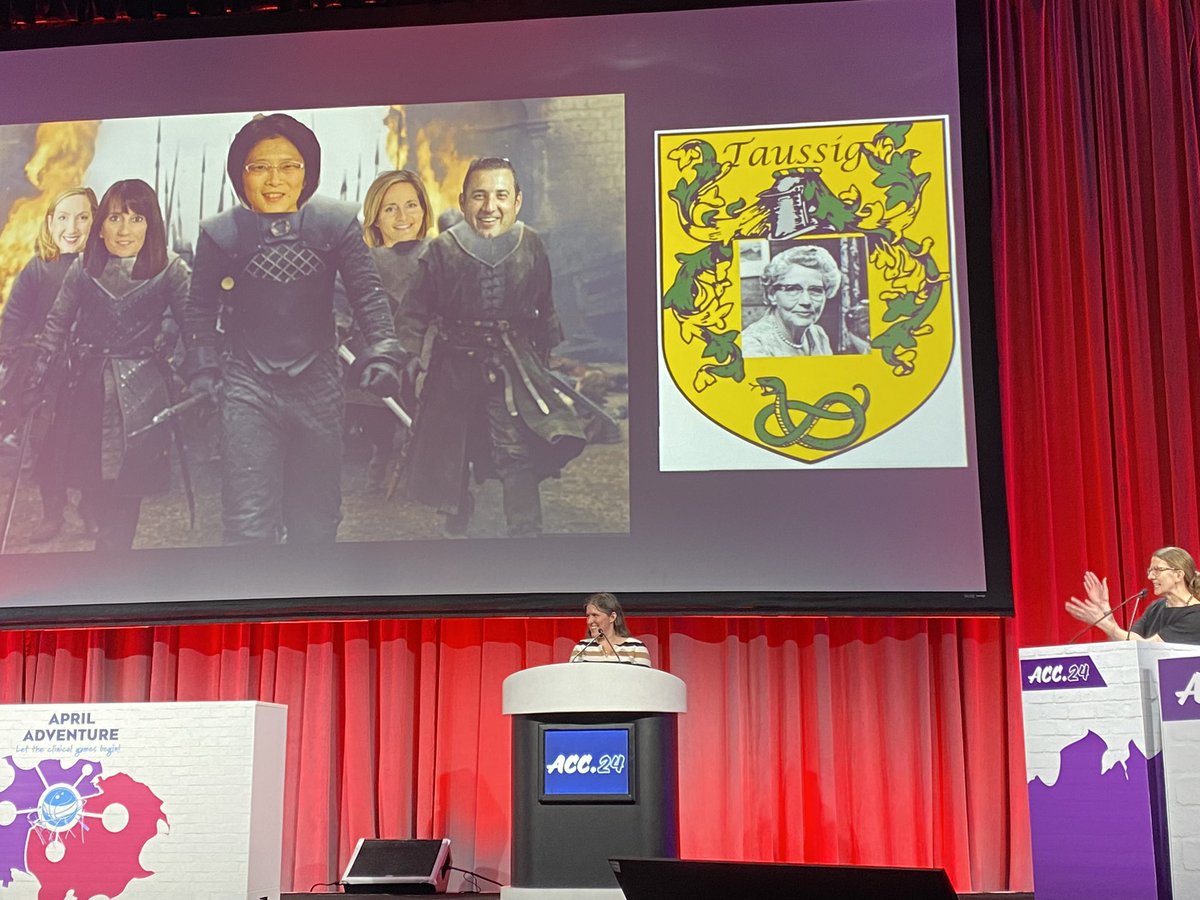 FredWuMD's tweet image. Game of Shones getting starting with a pediatric case of left heart obstruction as House of Taussig and House of Bing gear up for battle! Come join us in Thomas B. Murphy Ballroom 2 and cheer for your side! #ACC24 #CHD #ACCACPC