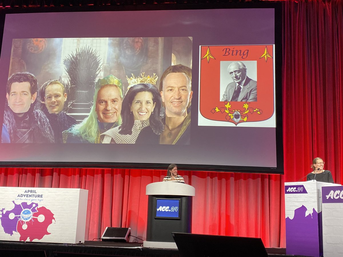 FredWuMD's tweet image. Game of Shones getting starting with a pediatric case of left heart obstruction as House of Taussig and House of Bing gear up for battle! Come join us in Thomas B. Murphy Ballroom 2 and cheer for your side! #ACC24 #CHD #ACCACPC