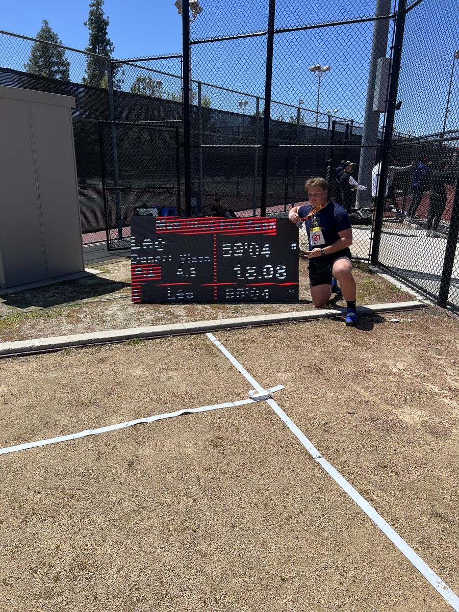 ThunderThrows's tweet photo. Thunder Throws Owen Lee with a 1ft PR at the Arcadia Invite.  59-4
THUNDERSTRONG https://t.co/esWWnU4bUj