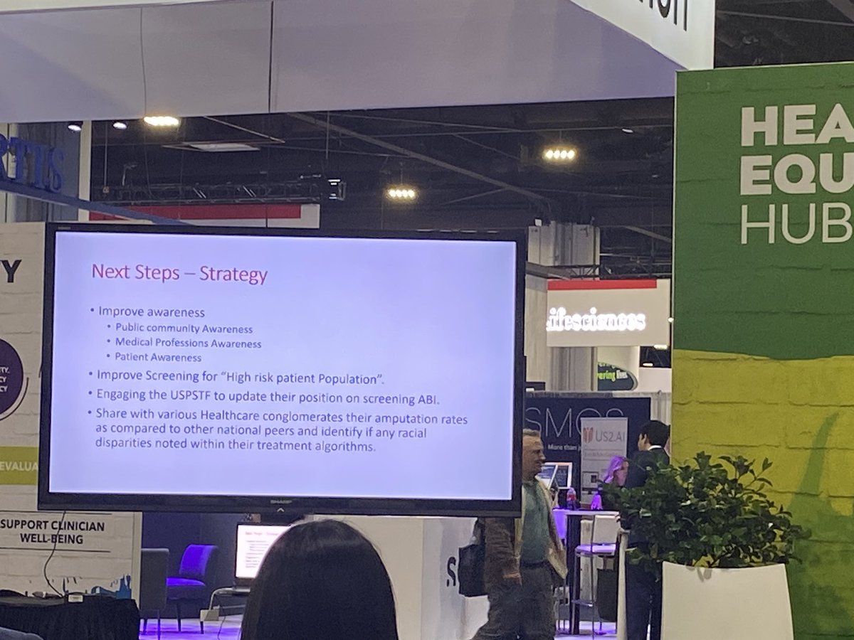 OmarCM_MD's tweet photo. Learning more about PAD disparities at @ACCinTouch #ACC2024 with @padadvocate and others.
#PADscreening 

Let’s increase awareness and advocacy for PAD screening with USPSTF. Lots to do for high risk populations. 🦵🏽🫀
#ABI #QuantaFlo https://t.co/bnFb46Rzfn