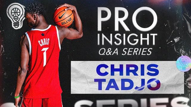 Pro Insight Q&A series: Chris Tadjo 🔗youtu.be/ZyeBbXEIT_0