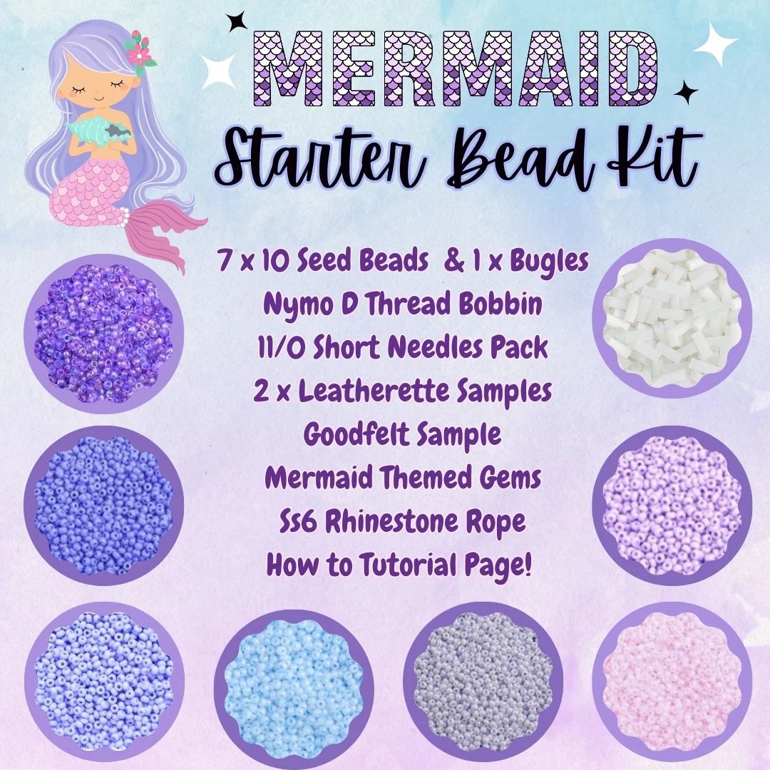 Splash into summer with this mermaid starter bead kit! 🧜🏼‍♀️
comes with all your starting needs.

sundaylacecreations.com/products/merma…

#beadwork #beading #sundaylacecreations #beadedearrings #indigenousbeadwork #beadingsupplies #beadsupplystore #mermaidvibes