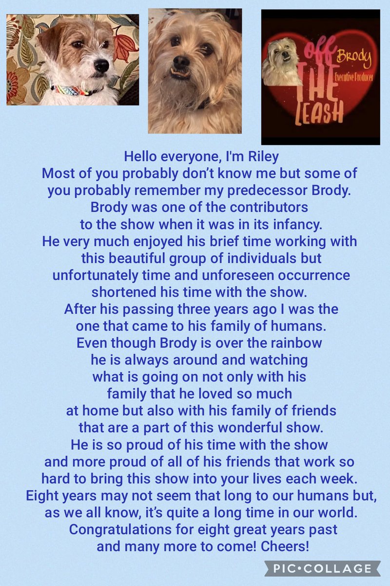 #OTLFP A message from Riley/Brody😊❤️ Fank you Brody we love you pal