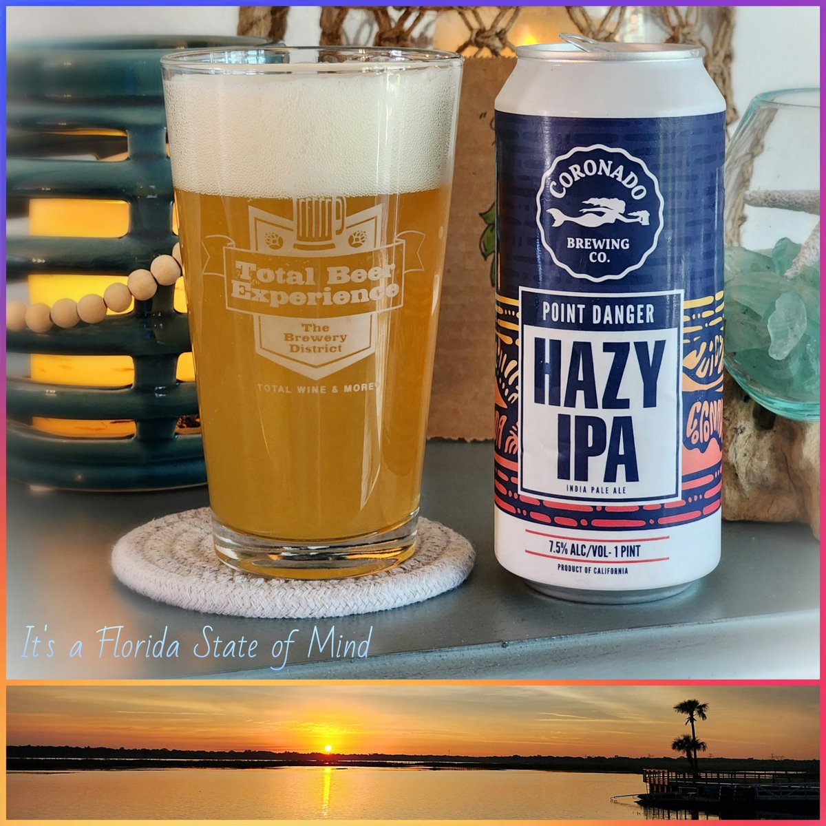 Another great #FloridaBeer/#CraftBeer by @CoronadoBrewing POINT DANGER HAZY IPA.