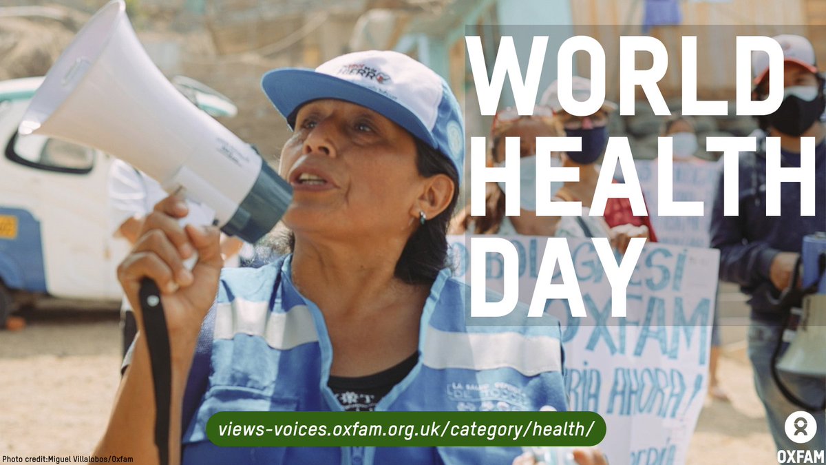 Access to health is a basic human right that should be protected during droughts and from corporate profiteering. Check out our blogs covering these critical issues and learn what can be done to ensure health equity for all. #WorldHealthDay views-voices.oxfam.org.uk/category/healt…