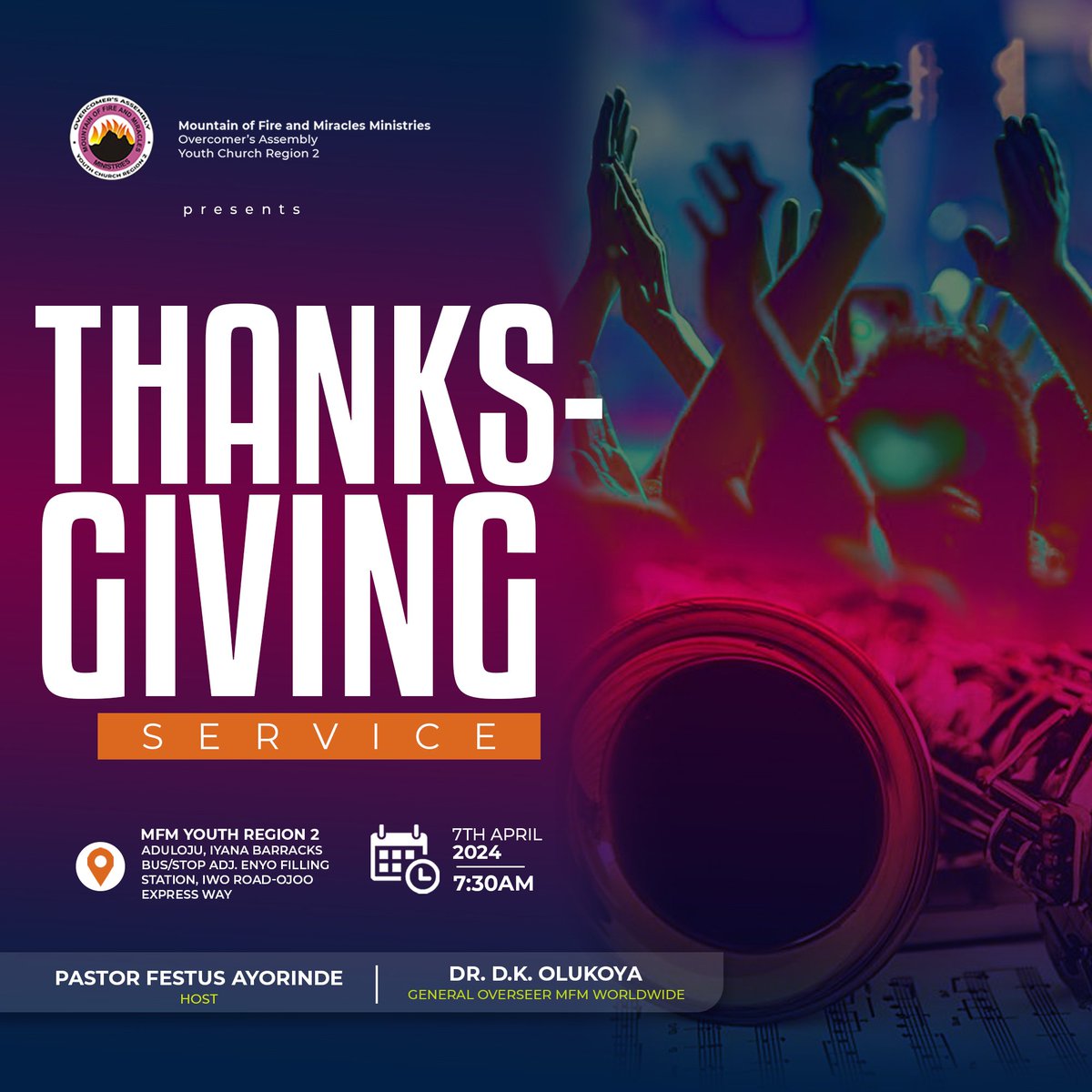 Psalm 136:1 KJV [1] O give thanks unto the LORD; for he is good: For his mercy endureth for ever. Join us tomorrow for another Moment of Intense Thanksgiving to the Lord. Invite as many as you can because In a multitude of people is a king's honor. #OVERCOMERSASSEMB