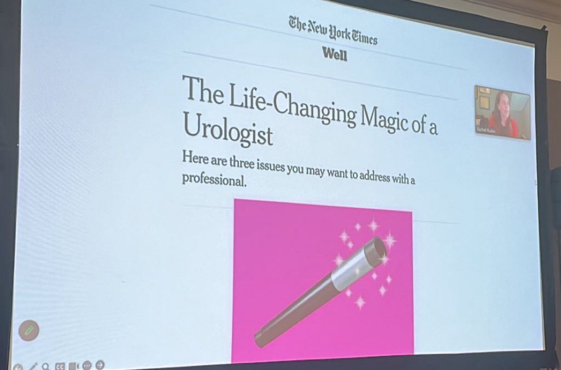 Always a great discussion with world-expert @drrachelrubin who gave updates in female sexual medicine at the 2024 Missouri/Kansas Urologic Meeting. Many germane topics for both benign urologists and oncologists alike.