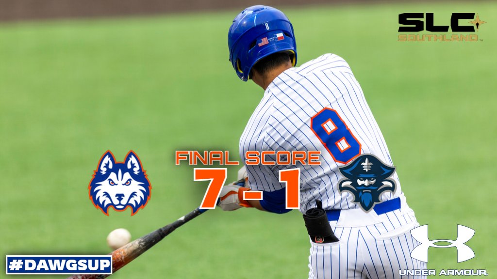 Huskies win! Samuel Benjamin blasts ✌️ home runs, Parker Edwards and Nicholas Willard limit UNO to 4️⃣ hits and @HCUHuskiesBSB bounces back to even the series! #DawgsUp